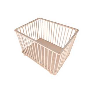 Mokee Ezee | Adjustable Playpen with wheels - Beech