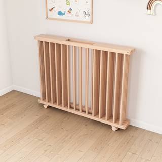 Mokee Ezee | Adjustable Playpen with wheels - Beech