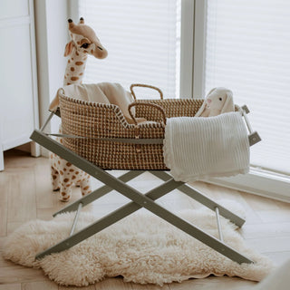 Natural Seagrass Moses Basket