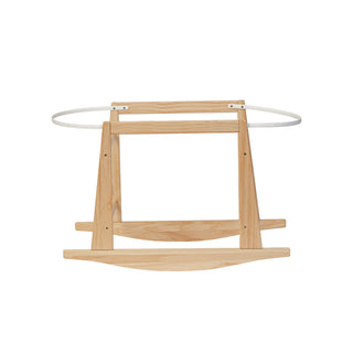 Classic Wicker Moses Basket with Rocking Stand