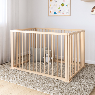 Mokee Foldable Playpen - Beech - Mokee