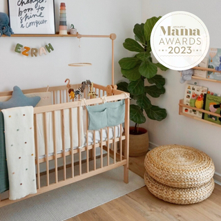 Midi Cot Bed - Beech (140 x 70) Untreated Solid Beechwood